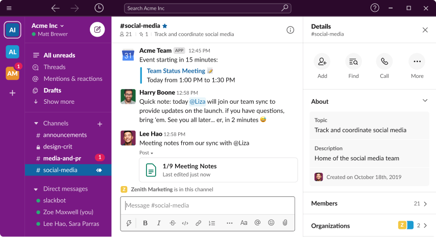 Slack Startup Product Managers To Build Measure Learn Screenshot